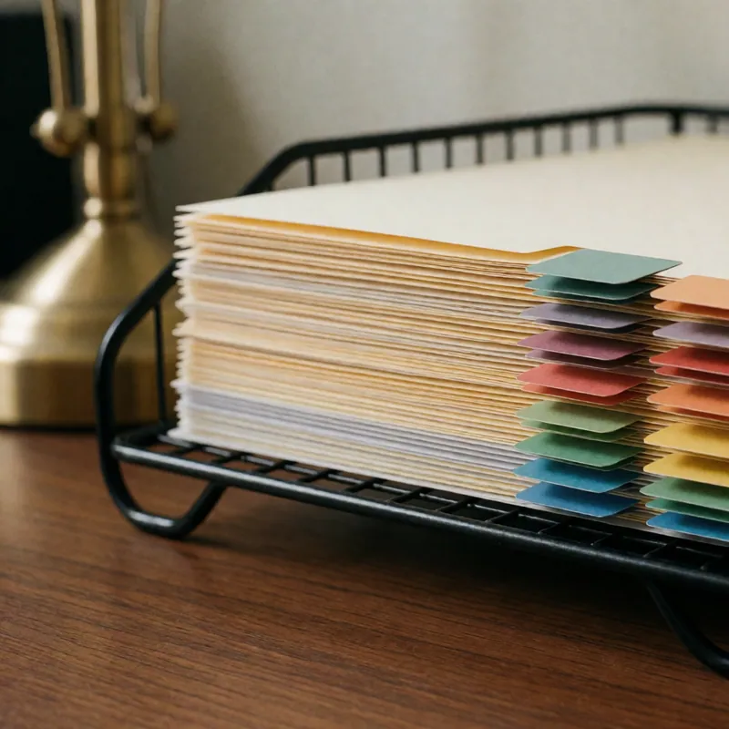 Renewal files at Woodside Insurance