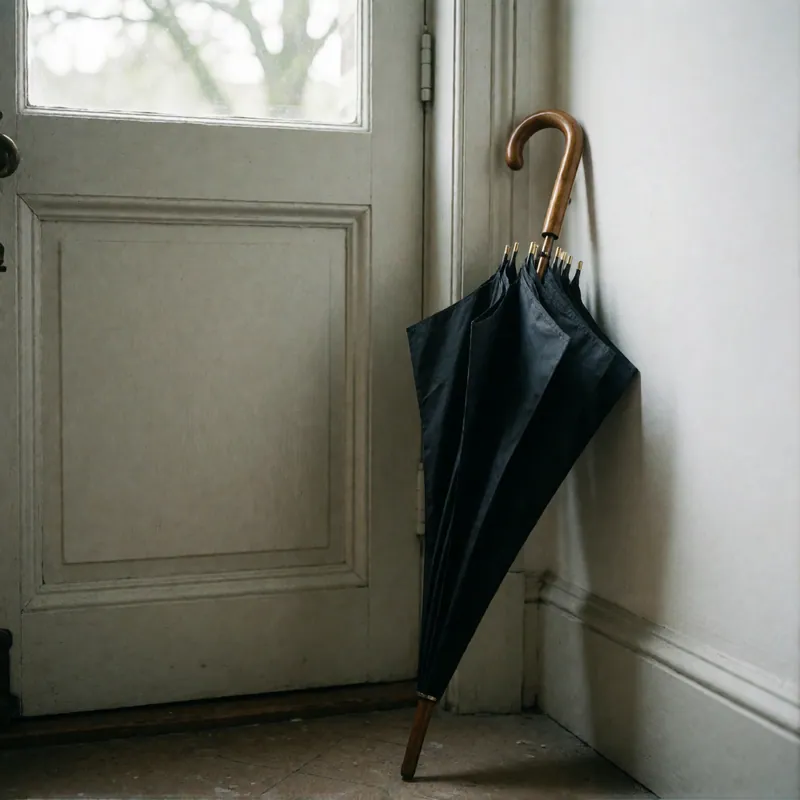 An umbrella by the door at Woodside Insurance